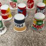 A Collection of Vintage Thimbles with Company Logos Image 4