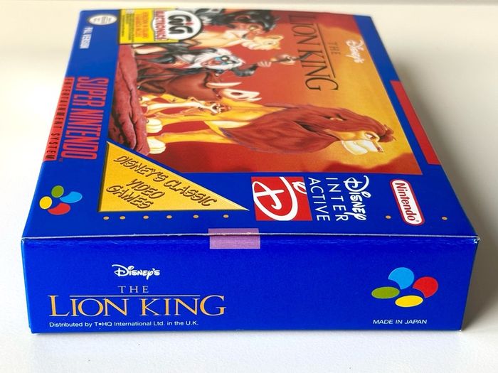 Disney's The Lion King for Nintendo SNES - Boxed and Brand New