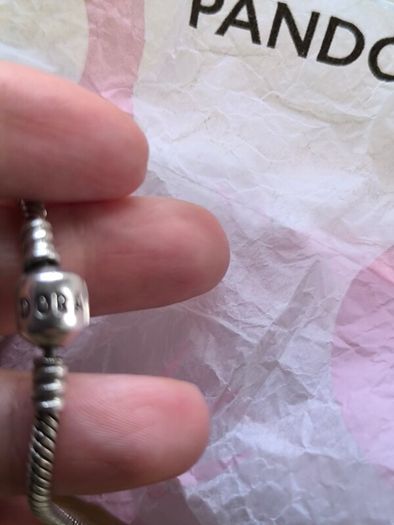 Pandora Sterling Silver Snake Chain Bracelet 24cm