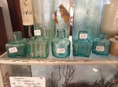 Antique Glass Ink Bottles