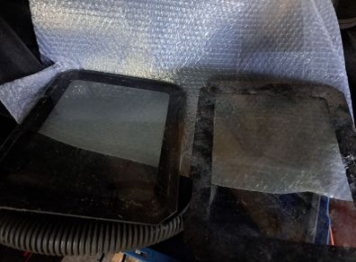 X2 glass diy pannels / windows / roof / wall