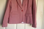 Womans red/white blazer