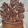 Decorative Wood Carved Wall Plaque Image 5