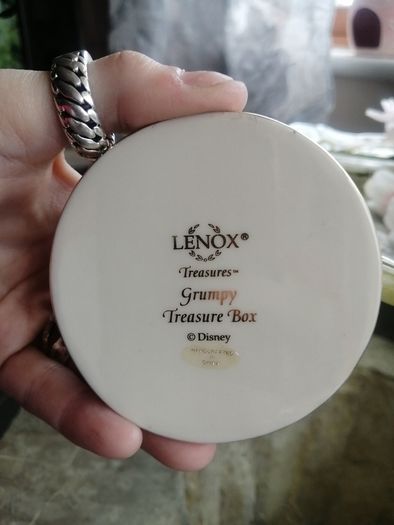 disney's grumpy treasure box by lenox