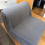 chair bed / sofa bed with electric blanket Image 4
