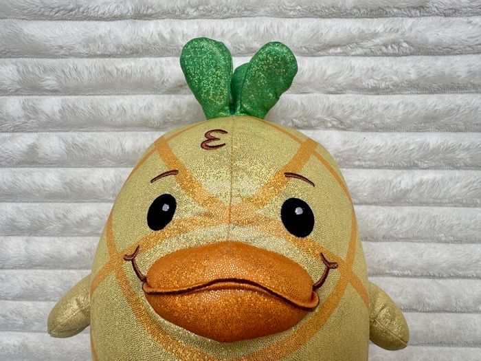 Moriah Elizabeth Sparkle Georgie Pineapple Duck Plush Soft approx. 10" Used Please see photos