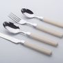 Brand New 16-Piece Stainless Steel Cutlery Set 4-Person Coloured Handles Rustproof Dishwasher Safe Image 3