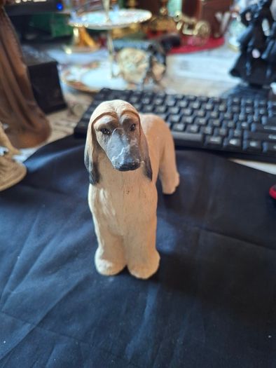 Beautiful Old Afghan Hound figurine, Postage Available or collection