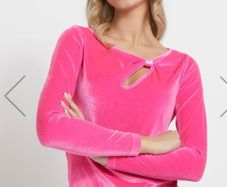 BNWT - Savida Cut-Out Velvet Top  UK 12