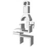 Concrete Charcoal BBQ Stand with Chimney Image 6