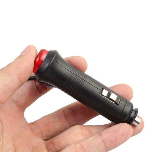 5.5x2.1mm to Cigarette Lighter Power Supply Adapter Cable with Switch Fuse