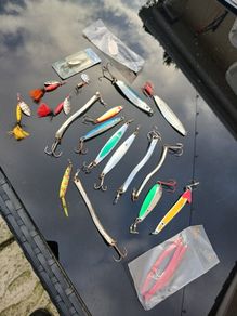 sea fishing lures selection .