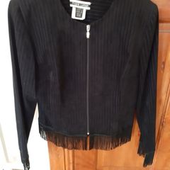 Ladies Black Frank Lyman Jacket Size 10