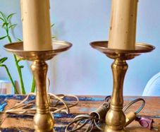 Brass lamps