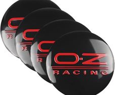 4PCS 56mm OZ Racing Wheel hub cap sticker for performance emblem Car tire center cover logo Red Blue Hubcap badge