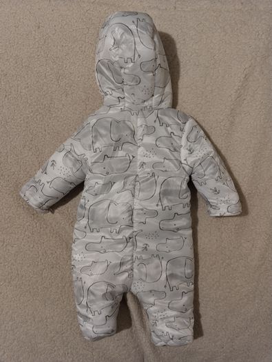 Rock A Bye Baby Boutique Waterproof Warm Pram Suit, Snow Suit with mittens