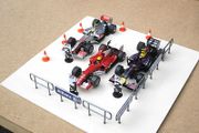 Slot Track Scenics: Parc Ferme Set     (Scalextric scenic)