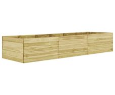 Garden Raised Bed 450x150x54 cm Impregnated Pinewood