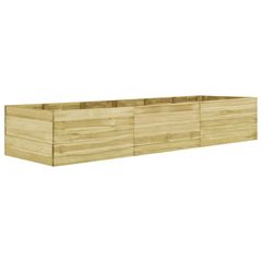 Garden Raised Bed 450x150x54 cm Impregnated Pinewood