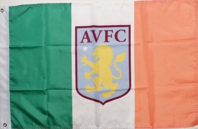 Aston Villa Irish flag 3ft x 2ft.