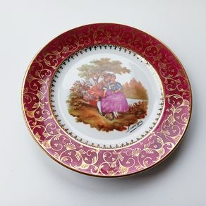Limoges porcelain plate "Bardet"