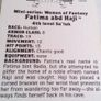 Al - Qadim 1993 TSR. Trading Cards. Fatima abd Haji. Image 4