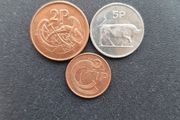 Irish set of coins from 1990