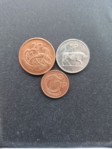 Irish set of coins from 1990