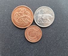 Irish set of coins from 1990