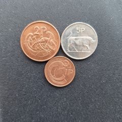 Irish set of coins from 1990