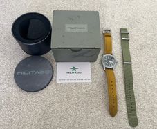 Militado 38mm Field Watch with Swiss Quartz Mv.