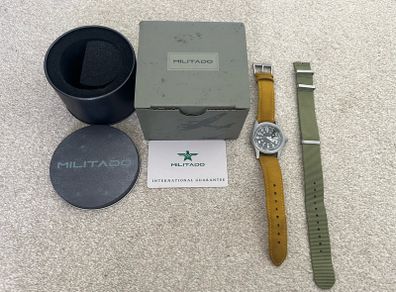 Militado 38mm Field Watch with Swiss Quartz Mv.
