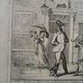 2 x Mid 19th Century Engraved Caricatures by George Cruikshank Image 9
