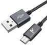 RAMPOW 2M Micro USB Fast Charging QC 3.0/2.0 & Data Sync Nylon Braided Cable (Brand New/Warranty) Image 10