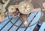 ride on mower Manuel clutch.comes with blade.cable and belt.Also good grass box.