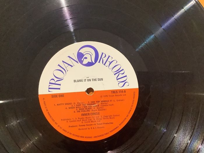 Inner Circle Lp with Some Classic Reggae Greats natty Dread ,  i shot the  Sherrif , when will I See you Again , Road Block