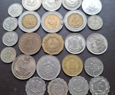 A Lot of 168 grams coins from Libya (1952-2017)
