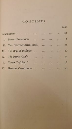 St Teresa Of Jesus. By Father Gabriel Of St Mary Magdalin. First Edition Hardback 1949. In Good Condition. 32.