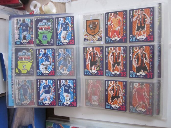 Topps Match Attax Premier League 2016/17  Season Incomplete Collector Binder