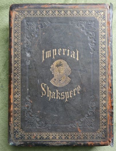 Antique (big and heavy) Imperial Shakespeare 1800s, Charles Knight, ,Volume 1