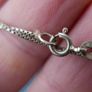 925 Sterling Silver drop Pendant and Necklace L-8,5" 3,1g Image 6