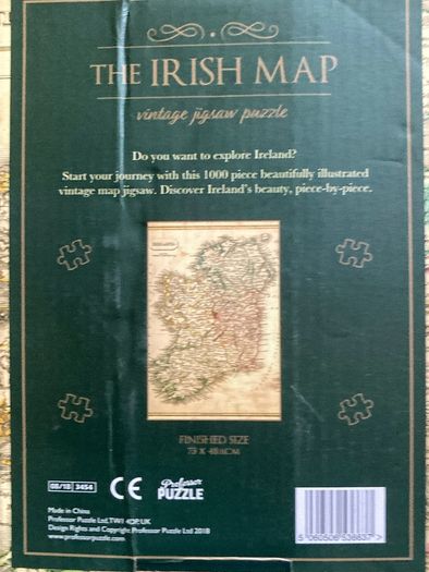 The Irish Map Vintage Jigsaw Puzzle 1000p