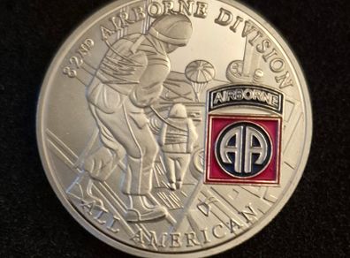 United States , 82nd airborne division, commerative coin.