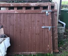 wooden gates