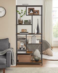 New 6 Tier Bookcase - FREE P&P