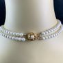 Vintage faux pearl necklace Image 6