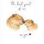 Capybara Nursery Art Print - The best part of me is you Image 3