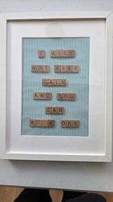 Funny Scrabble Art Picture