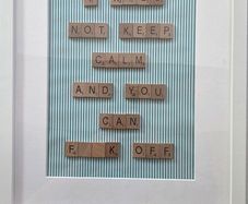 Funny Scrabble Art Picture