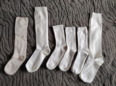 White Socks  Age 3-4